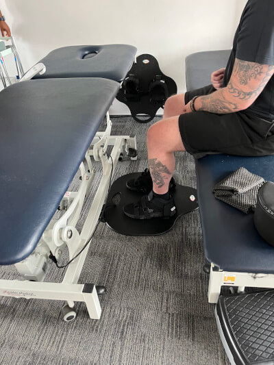 Patient hemiplegia using board