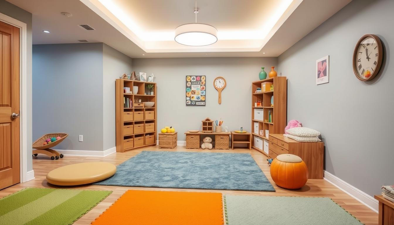 Sensory-friendly home environment for a child with toe walking