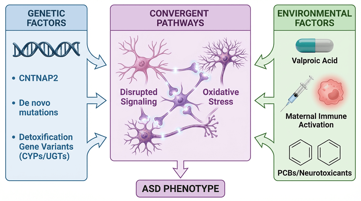 Scientific representation of genetic factors in autism