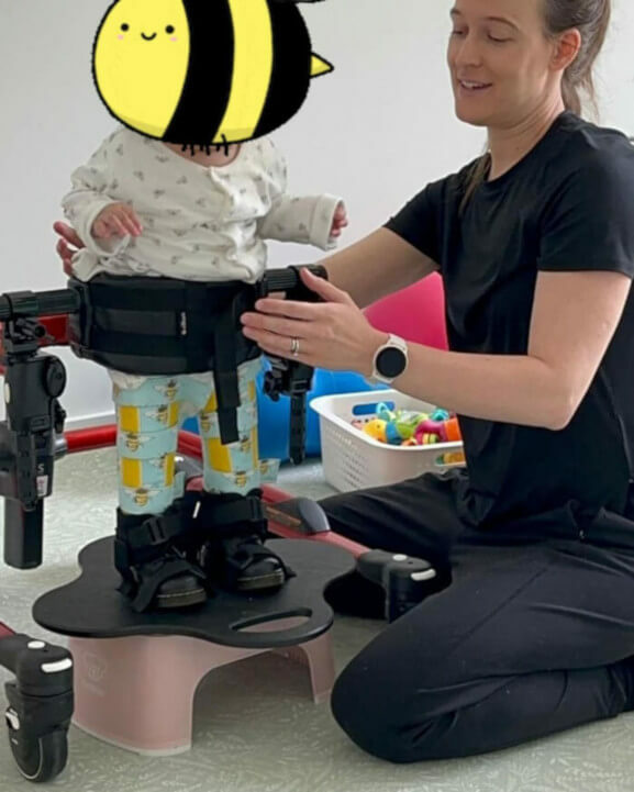 StandSure Therapy Aid mobility device in use
