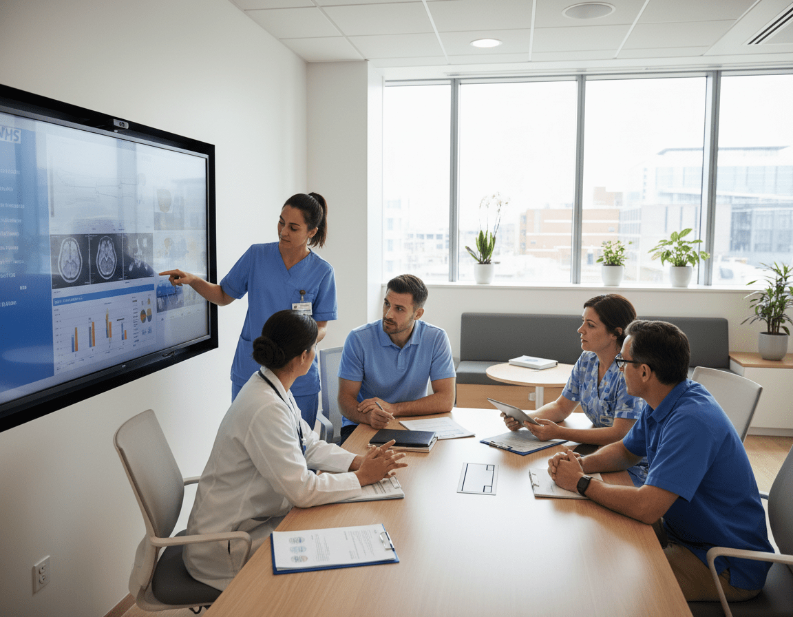 Multidisciplinary Parkinson's disease treatment team meeting