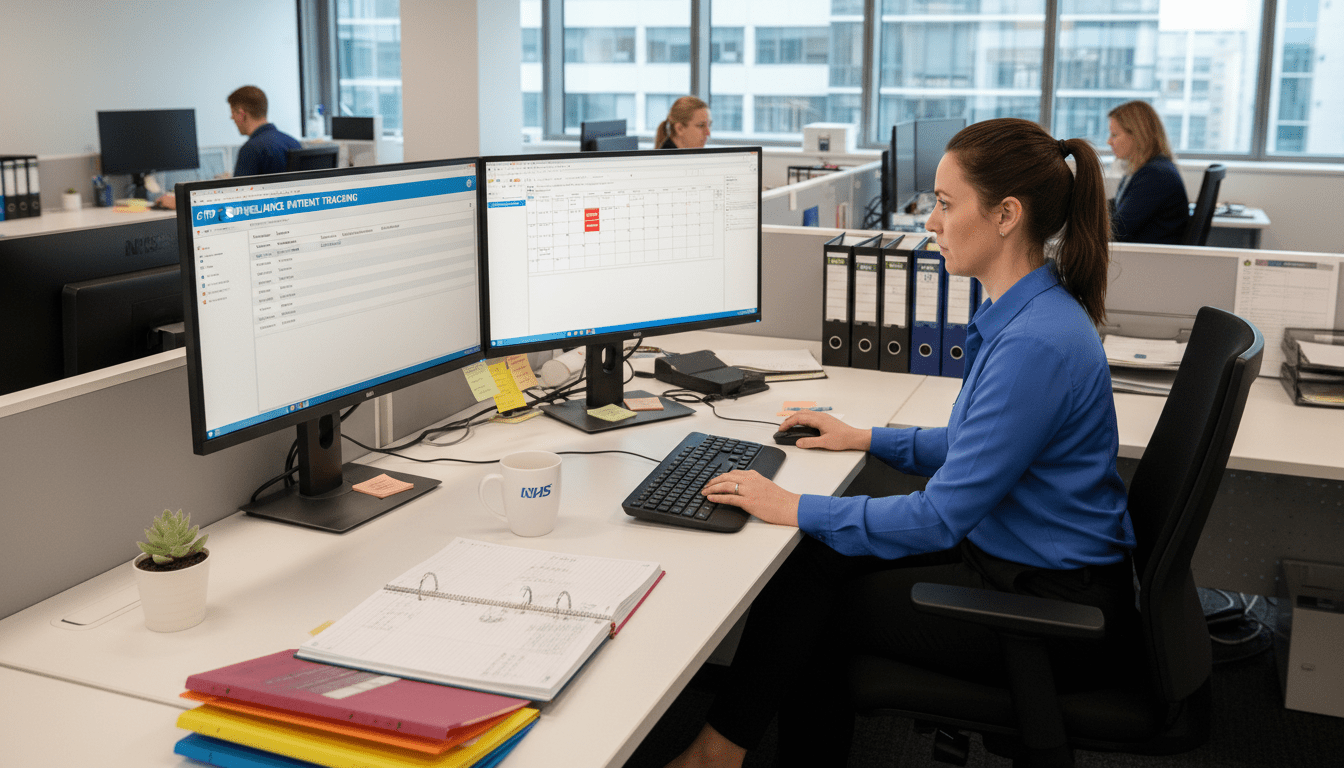 clinical administrator managing CPIP patient surveillance schedules