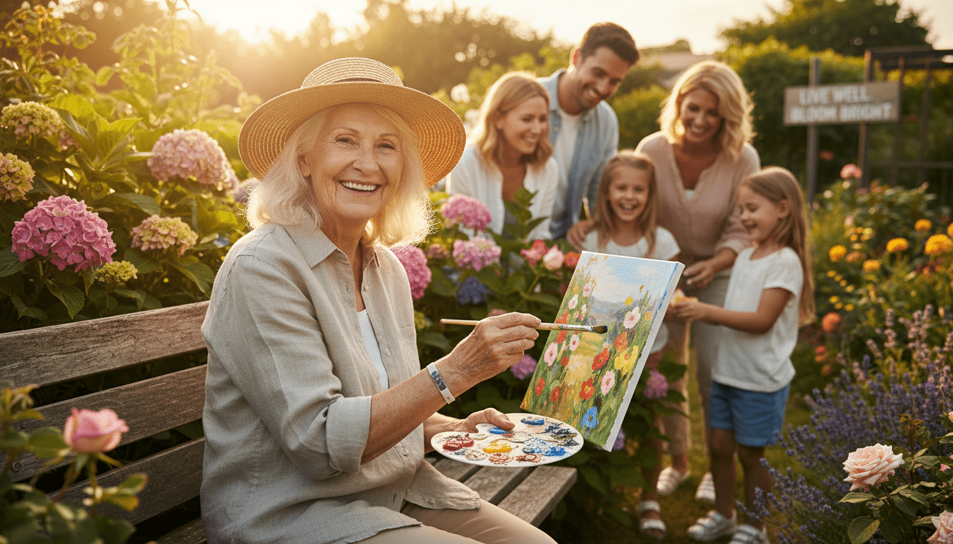Hopeful image of person with Parkinson's disease engaged in meaningful activity