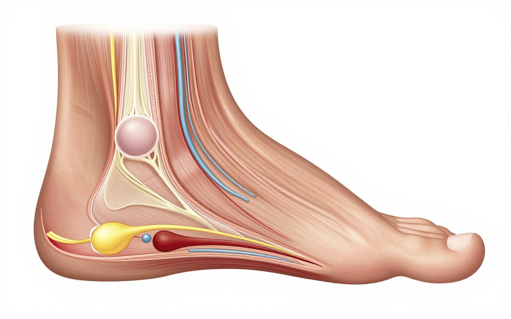 Foot pressure sensors and proprioceptive feedback illustration