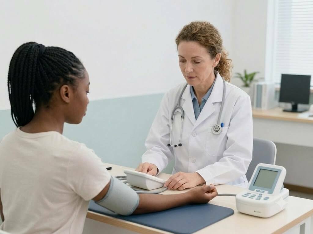 Blood pressure monitoring during balance therapy