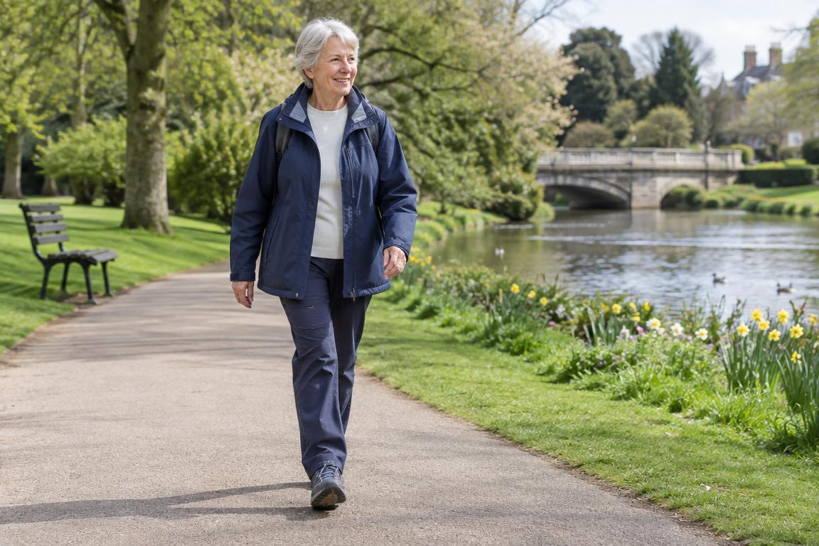 Older British adult walking as a weight bearing activity